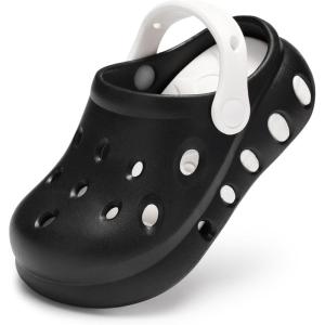 image:imageStelle Garden Clogs for Girls Boys Slip on Sandals Kids Water Shoes Classic Slides Slippers Beach Indoor OutdoorLittle KidsBig KidsBlack