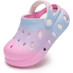 image:imageStelle Garden Clogs for Girls Boys Slip on Sandals Kids Water Shoes Classic Slides Slippers Beach Indoor OutdoorLittle KidsBig KidsMermaid Ombre