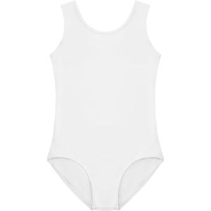 image:imageStelle Leotards for Girls Sleeveless Scoop Neck Dance Ballet Tank Leotard Gymnastics OutfitsWhite