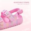 image:imageStelle Toddler Girls Sandals for Boys Adjustable Buckle Open Toe Sandal Lightweight Casual Summer Shoes for LittleBig KidsCotton Candy Ombre