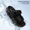 image:imageStelle Girls Double Buckle Slide Sandals Boy Slippers Kids Summer Shoes Shower Beach Pool Slip on CloudsBlack