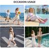 image:imageStelle Girls Double Buckle Slide Sandals Boy Slippers Kids Summer Shoes Shower Beach Pool Slip on CloudsWhite