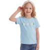 image:imageStelle Girls T Shirts Graphic Tees Short Sleeve Tshirts Crewneck Cute Summer Casual Basic Tops for Kids Teen 415 YearsBaby Daisyblue