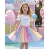 image:imageStelle Girls T Shirts Graphic Tees Short Sleeve Tshirts Crewneck Cute Summer Casual Basic Tops for Kids Teen 415 YearsBlue Bloomwhite