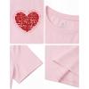 image:imageStelle Girls T Shirts Graphic Tees Short Sleeve Tshirts Crewneck Cute Summer Casual Basic Tops for Kids Teen 415 YearsCali Heartpink