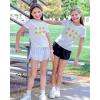 image:imageStelle Girls T Shirts Graphic Tees Short Sleeve Tshirts Crewneck Cute Summer Casual Basic Tops for Kids Teen 415 YearsGolden Sparkwhite