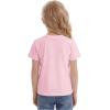 image:imageStelle Girls T Shirts Graphic Tees Short Sleeve Tshirts Crewneck Cute Summer Casual Basic Tops for Kids Teen 415 YearsLilac Unicornpink
