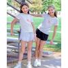 image:imageStelle Girls T Shirts Graphic Tees Short Sleeve Tshirts Crewneck Cute Summer Casual Basic Tops for Kids Teen 415 YearsSwan Whisperwhite