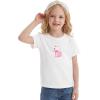 image:imageStelle Girls T Shirts Graphic Tees Short Sleeve Tshirts Crewneck Cute Summer Casual Basic Tops for Kids Teen 415 YearsSwan Whisperwhite