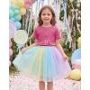image:imageStelle Girls T Shirts Graphic Tees Short Sleeve Tshirts Crewneck Cute Summer Casual Basic Tops for Kids Teen 415 YearsSweet Knotfuchsia