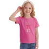 image:imageStelle Girls T Shirts Graphic Tees Short Sleeve Tshirts Crewneck Cute Summer Casual Basic Tops for Kids Teen 415 YearsSweet Knotfuchsia