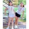 image:imageStelle Girls T Shirts Graphic Tees Short Sleeve Tshirts Crewneck Cute Summer Casual Basic Tops for Kids Teen 415 YearsSweet Knotwhite