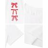 image:imageStelle Girls T Shirts Graphic Tees Short Sleeve Tshirts Crewneck Cute Summer Casual Basic Tops for Kids Teen 415 YearsSweet Knotwhite