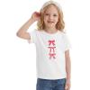 image:imageStelle Girls T Shirts Graphic Tees Short Sleeve Tshirts Crewneck Cute Summer Casual Basic Tops for Kids Teen 415 YearsSweet Knotwhite