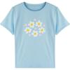 image:imageStelle Girls T Shirts Graphic Tees Short Sleeve Tshirts Crewneck Cute Summer Casual Basic Tops for Kids Teen 415 YearsWhite Bloomblue