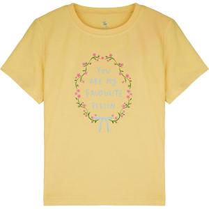 image:imageStelle Girls T Shirts Graphic Tees Short Sleeve Tshirts Crewneck Cute Summer Casual Basic Tops for Kids Teen 415 YearsBlue Garlandyellow