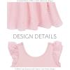 image:imageStelle Girls Flutter Sleeve Ballet Leotards Toddler Shimmering Dance Outfits Sequin Tutu Skirted Leotard Ballerina DressBallet Pink