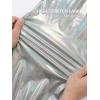 image:imageStelle Girls Metallic Cargo Pants Shiny Hip Hop Dance Joggers Sparkly Stretchy Wide Leg Street Pants for Kids 415 YearsHolograph Silver