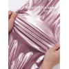 image:imageStelle Girls Metallic Cargo Pants Shiny Hip Hop Dance Joggers Sparkly Stretchy Wide Leg Street Pants for Kids 415 YearsMetal Pink
