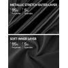 image:imageStelle Girls Metallic Cargo Pants Shiny Hip Hop Dance Joggers Sparkly Stretchy Wide Leg Street Pants for Kids 415 YearsPatent Black
