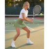 image:imageStelle Womens Tennis Golf Skirts High Waisted with Pockets Inner Shorts for Athletic Skorts Sports Running PickleballArmy Green
