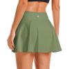 image:imageStelle Womens Tennis Golf Skirts High Waisted with Pockets Inner Shorts for Athletic Skorts Sports Running PickleballArmy Green