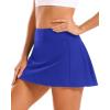 image:imageStelle Womens Tennis Golf Skirts High Waisted with Pockets Inner Shorts for Athletic Skorts Sports Running PickleballAtlantic Blue