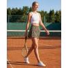 image:imageStelle Womens Tennis Golf Skirts High Waisted with Pockets Inner Shorts for Athletic Skorts Sports Running PickleballCheetah