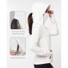 image:imageStelle Womens UPF 50 Sun Protection Jacket Hoodie Lightweight Long Sun Shirt for Outdoor Running HikingWhite
