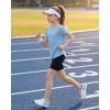image:imageStelle Girls Athletic Shirts Short Sleeve Crewneck T Shirts Active Sports Top Soccer Gym Workout Tshirt Summer Tees for KidAqua Blue07
