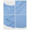 image:imageStelle Girls Athletic Shirts Short Sleeve Crewneck T Shirts Active Sports Top Soccer Gym Workout Tshirt Summer Tees for KidAqua Blue07