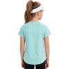 image:imageStelle Girls Athletic Shirts Short Sleeve Crewneck T Shirts Active Sports Top Soccer Gym Workout Tshirt Summer Tees for KidLight Blue07