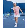 image:imageStelle Girls Athletic Shirts Short Sleeve Crewneck T Shirts Active Sports Top Soccer Gym Workout Tshirt Summer Tees for KidLight Pink