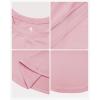 image:imageStelle Girls Athletic Shirts Short Sleeve Crewneck T Shirts Active Sports Top Soccer Gym Workout Tshirt Summer Tees for KidLight Pink