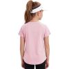 image:imageStelle Girls Athletic Shirts Short Sleeve Crewneck T Shirts Active Sports Top Soccer Gym Workout Tshirt Summer Tees for KidLight Pink