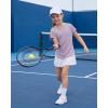 image:imageStelle Girls Athletic Shirts Short Sleeve Crewneck T Shirts Active Sports Top Soccer Gym Workout Tshirt Summer Tees for KidLight Purple