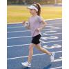 image:imageStelle Girls Athletic Shirts Short Sleeve Crewneck T Shirts Active Sports Top Soccer Gym Workout Tshirt Summer Tees for KidLight Purple
