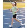 image:imageStelle Girls Athletic Shirts Short Sleeve Crewneck T Shirts Active Sports Top Soccer Gym Workout Tshirt Summer Tees for KidPastel Green