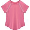 image:imageStelle Girls Athletic Shirts Short Sleeve Crewneck T Shirts Active Sports Top Soccer Gym Workout Tshirt Summer Tees for KidWatermelon
