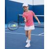 image:imageStelle Girls Athletic Shirts Short Sleeve Crewneck T Shirts Active Sports Top Soccer Gym Workout Tshirt Summer Tees for KidWatermelon