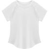 image:imageStelle Girls Athletic Shirts Short Sleeve Crewneck T Shirts Active Sports Top Soccer Gym Workout Tshirt Summer Tees for KidWhite
