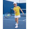 image:imageStelle Girls Athletic Shirts Short Sleeve Crewneck T Shirts Active Sports Top Soccer Gym Workout Tshirt Summer Tees for KidYellow