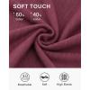 image:imageStelle Women T Shirts Crew Neck Short Sleeve Shirts Soft Summer Classic Fit TeesBurgundy