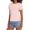 image:imageStelle Women T Shirts Crew Neck Short Sleeve Shirts Soft Summer Classic Fit TeesLight Pink