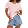 image:imageStelle Women T Shirts Crew Neck Short Sleeve Shirts Soft Summer Classic Fit TeesLight Pink