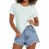 image:imageStelle Women T Shirts Crew Neck Short Sleeve Shirts Soft Summer Classic Fit TeesMint Green
