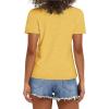 image:imageStelle Women T Shirts Crew Neck Short Sleeve Shirts Soft Summer Classic Fit TeesMustard