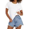 image:imageStelle Women T Shirts Crew Neck Short Sleeve Shirts Soft Summer Classic Fit TeesWhite
