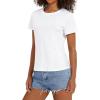 image:imageStelle Women T Shirts Crew Neck Short Sleeve Shirts Soft Summer Classic Fit TeesWhite