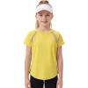image:imageStelle Girls Athletic Shirts Short Sleeve Crewneck T Shirts Active Sports Top Soccer Gym Workout Tshirt Summer Tees for KidYellow